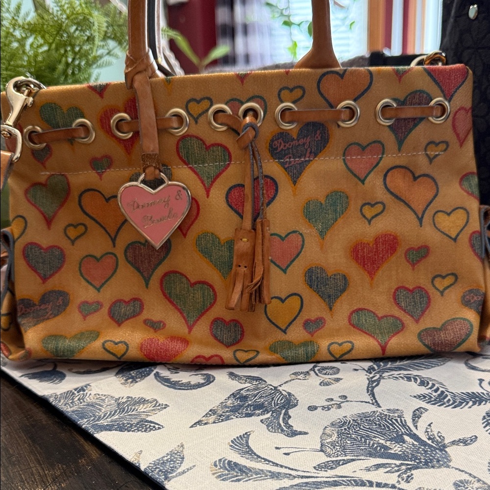 Dooney & Bourke Multicolor Heart Tote